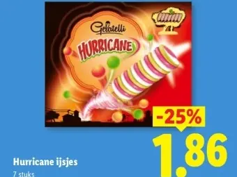 Aanbieding: Hurricane ijsjes