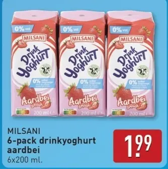 Aanbieding: drinkyoghurt aardbei