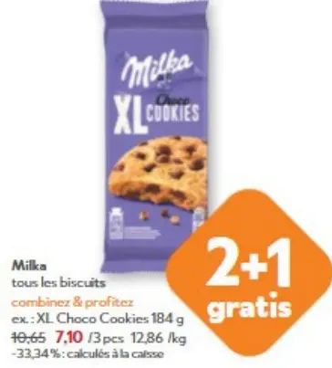 Offre: XL Choco Cookies