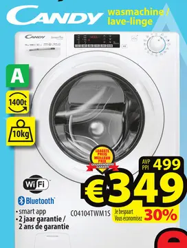 Offre: Candy wasmachine / lave-linge