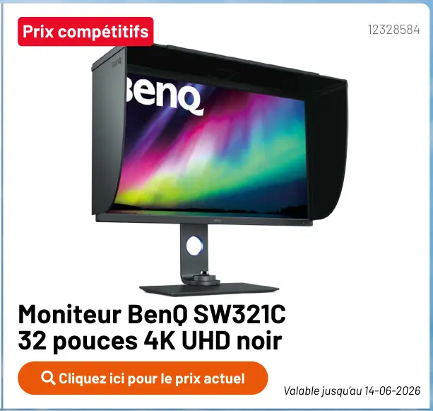 Offre: Moniteur BenQ SW321C