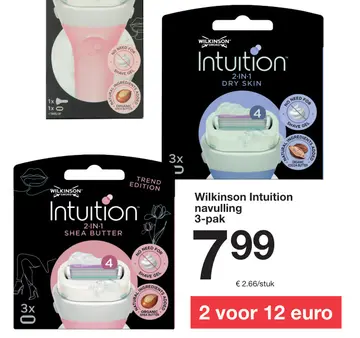 Aanbieding: Wilkinson Intuition navulling