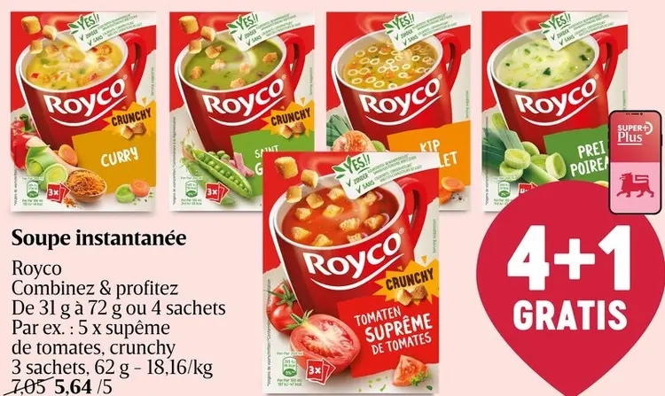 Offre: Soupe instantanée