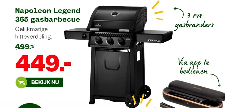 Aanbieding: Napoleon Legend 365 gasbarbecue