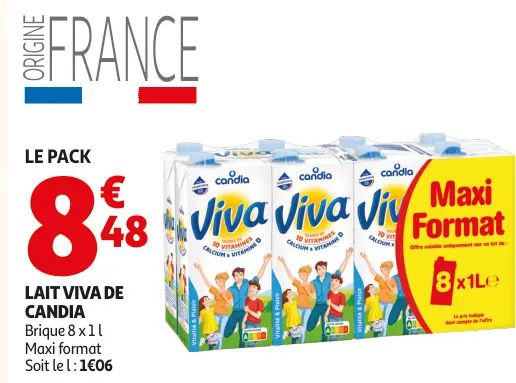 Promotie: Lait viva de Candia