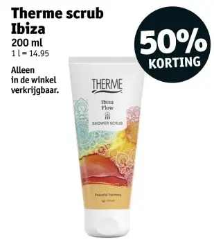 Promotie: Scrub Ibiza