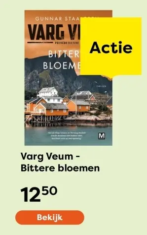 Aanbieding: Boek - Varg Veum - Bittere bloemen