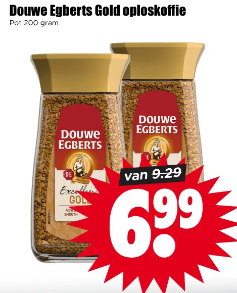 Aanbieding: Gold oploskoffie