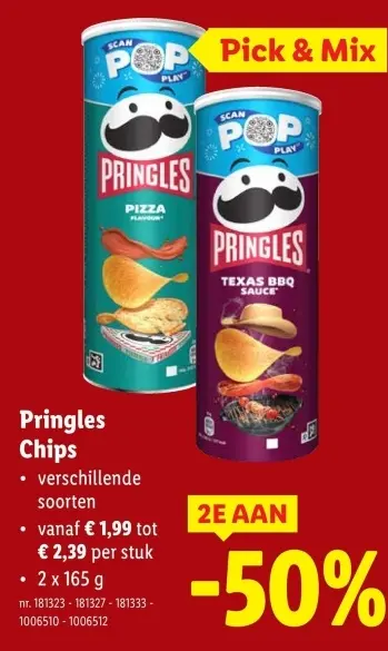 Promotie: Pringles Chips