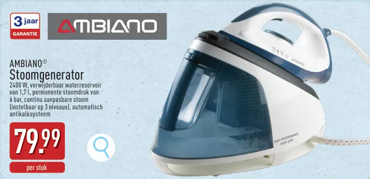 Promotie: Stoomgenerator