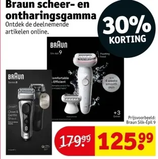 Promotie: Braun scheer- en ontharingsgamma