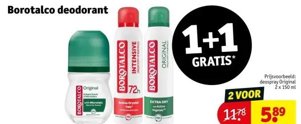 Aanbieding: Borotalco deodorant