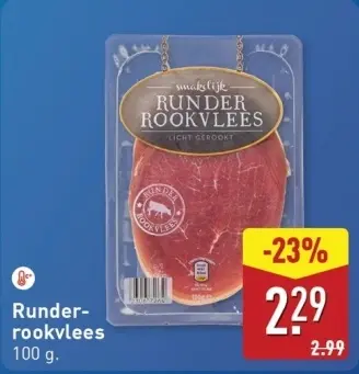 Aanbieding: Runder rookvlees