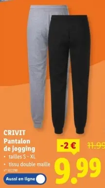 Offre: Pantalon de jogging