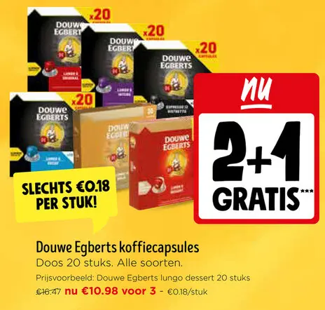 Promotie: Koffiecapsules