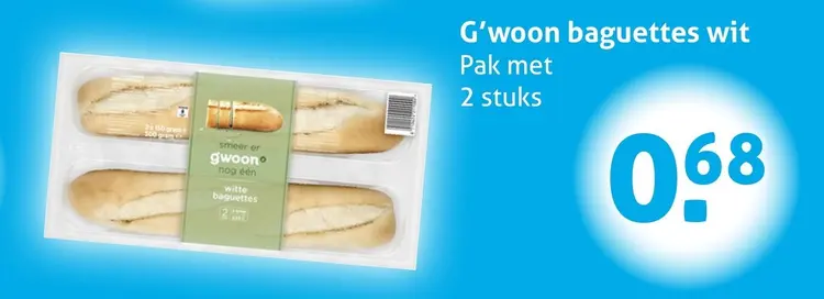 Aanbieding: baguettes wit