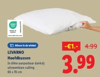 Aanbieding: Hoofdkussen