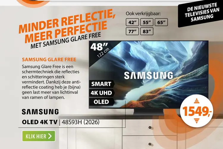 Aanbieding: Samsung OLED 4K 48S93H (2026)