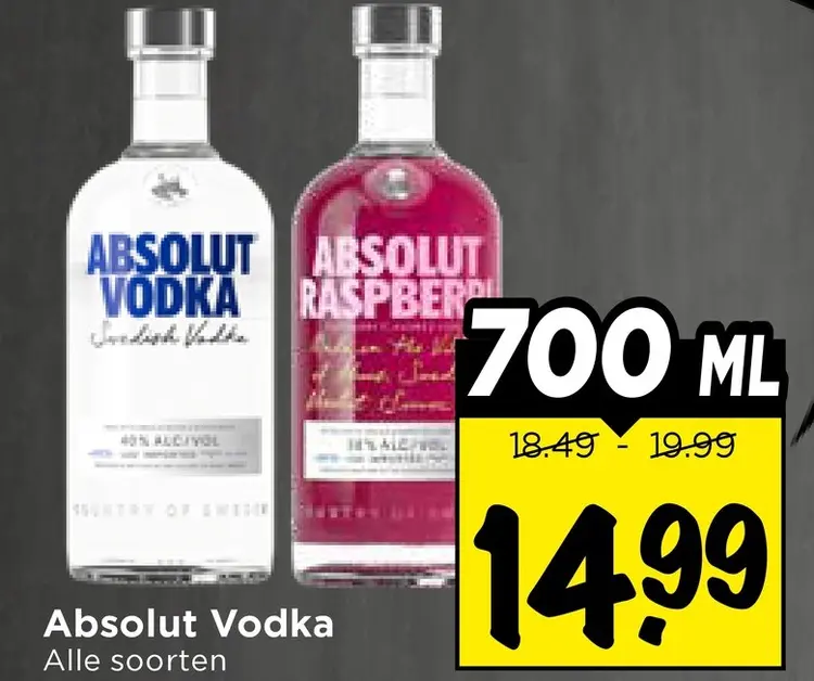Aanbieding: Absolut Vodka