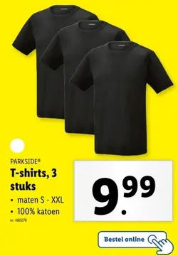 Aanbieding: T-shirts, 3 stuks