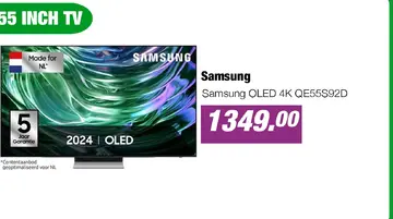 Aanbieding: Samsung OLED 4K QE55S92D