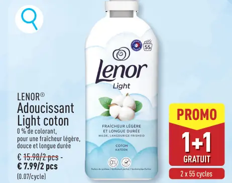 Offre: Adoucissant Light coton