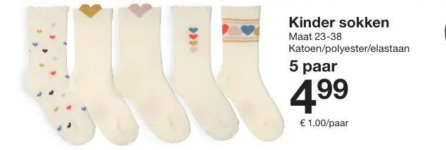 Promotie: Kinder sokken