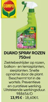Aanbieding: DUAXO SPRAY ROZEN
