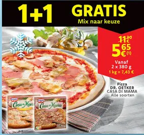 Aanbieding: Pizza