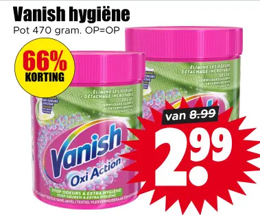 Aanbieding: Vanish hygiëne