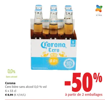Offre: Corona Cero bière sans alcool