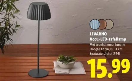 Aanbieding: Accu-LED-tafellamp