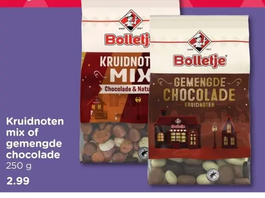 Aanbieding: Kruidnoten mix of gemengde chocolade