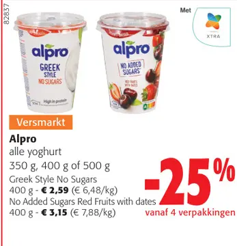 Aanbieding: Alpro alle yoghurt