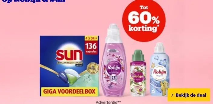 Aanbieding: Robijn & Sun