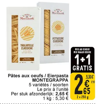 Offre: Pâtes aux oeufs / Eierpasta