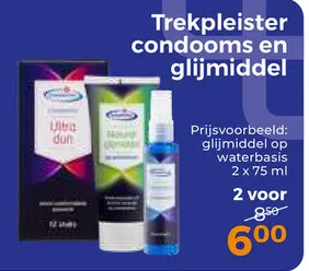 Aanbieding: Trekpleister condooms en glijmiddel