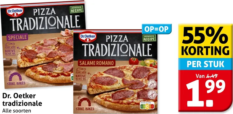 Aanbieding: Tradizionale pizza