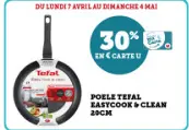 Aanbieding: POELE TEFAL EASYCOOK & CLEAN