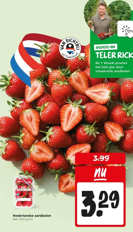 Aanbieding: Nederlandse aardbeien