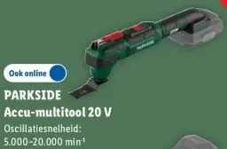Aanbieding: Accu-multitool 20 V