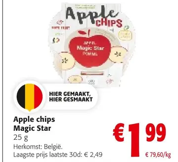 Aanbieding: Apple chips Magic Star