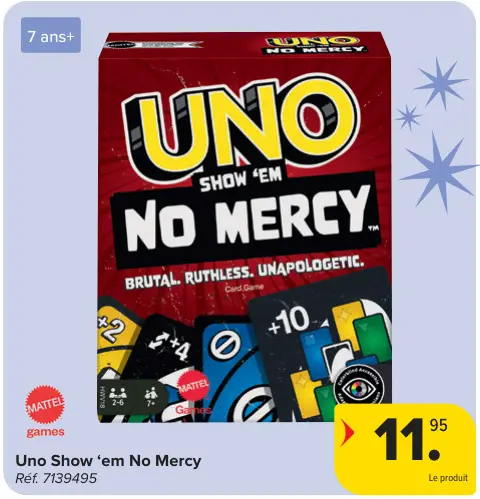 Offre: Uno Show 'em No Mercy
