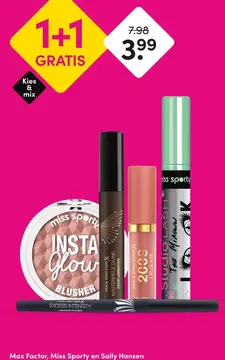 Aanbieding: Max Factor, Miss Sporty en Sally Hansen