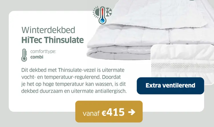 Promotie: Winterdekbed HiTec Thinsulate