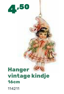 Aanbieding: Hanger vintage kindje