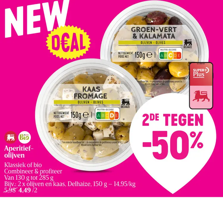 Promotie: Aperitief-olijven Klassiek of bio