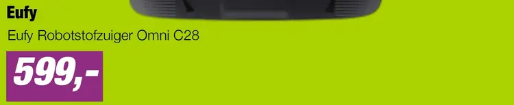 Aanbieding: Eufy Robotstofzuiger Omni C28