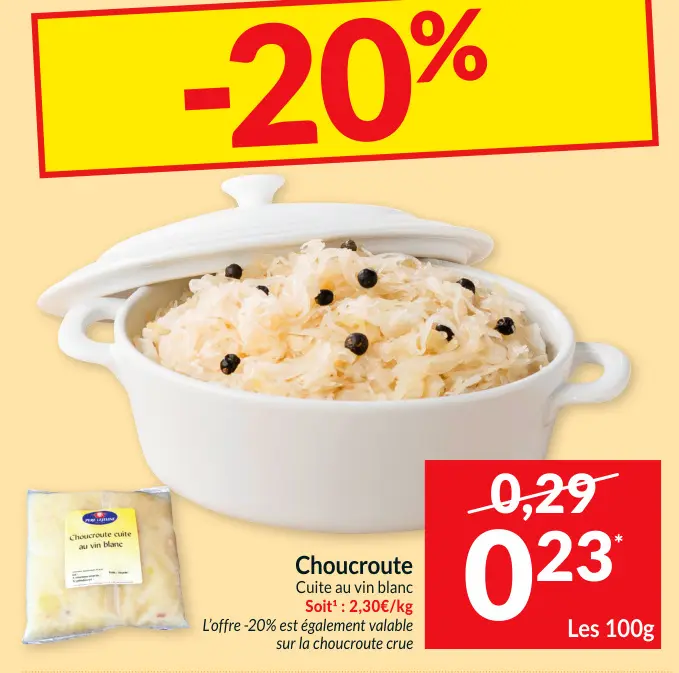 Offre: Choucroute