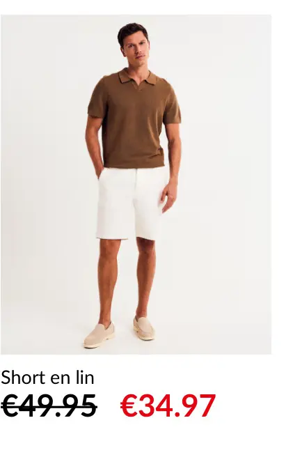 Offre: Short en lin
